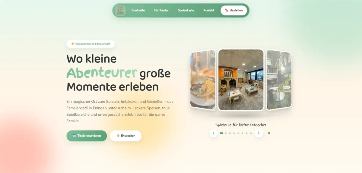 Zauberbaum Eningen Website und Markenentwicklung